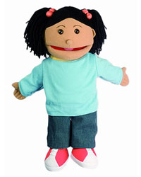 Small Puppet Buddies Girl (Hispanic)