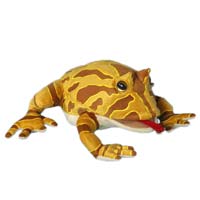 Surinam Horned Frog 12" Hand Puppet