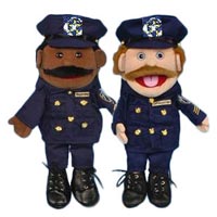 14" Policemen Glove Puppet Starter Set