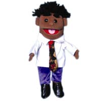 14" Aaron (African) Glove Puppet