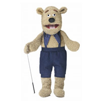 28" Full Body Silly Bear with Arm Rod