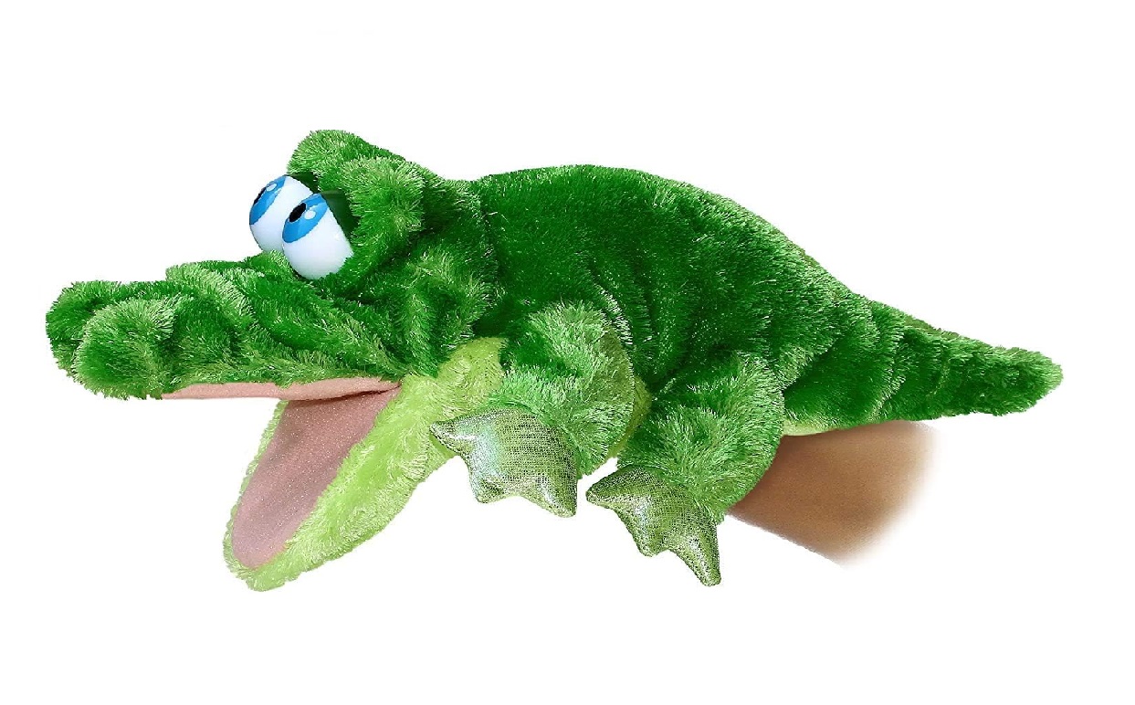 Grator the Gator Hand Puppet 13"