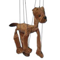 Baby Shar-pei Dog Marionette String Puppet