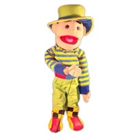 28" Clown (Boy) Full Body Ventriloquist Puppet