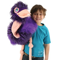 Professional Giant Bird Ostrich Puppet
