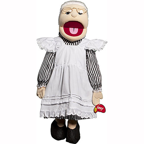 28" Grandma (Caucasian) Full Body Ventriloquist Puppet