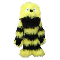20" Yellow & Black Monster Puppet with Arm Rod