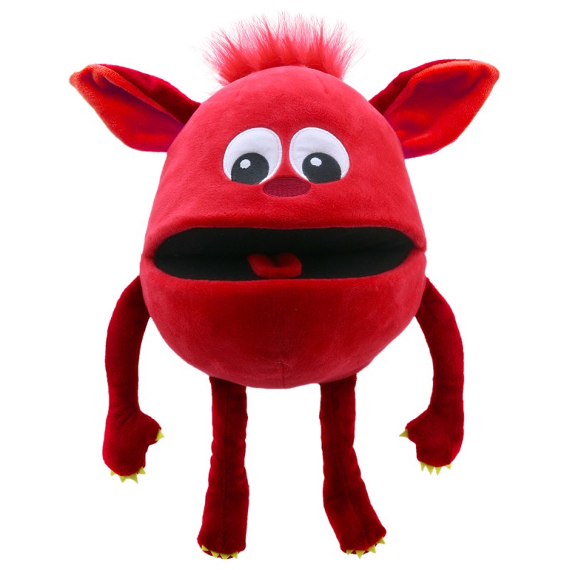 Red Baby Monster Hand Puppet