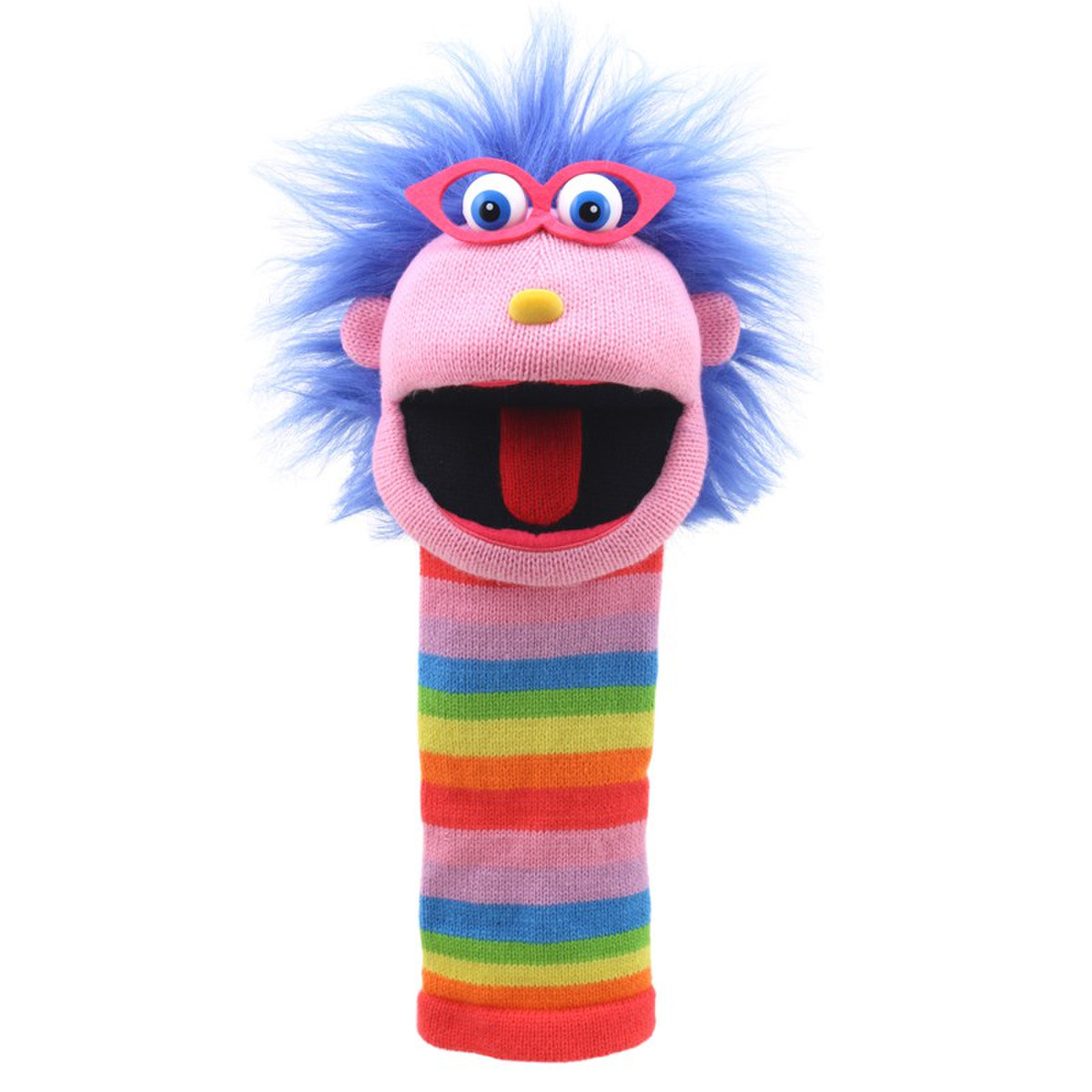 Knitted Sock Puppet - Gloria