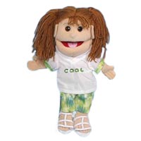 14" Amanda (Anglo) Girl Glove Puppet