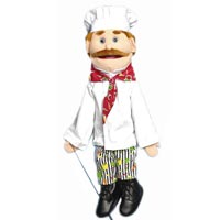 28" Chef Georgio Full Body Puppet