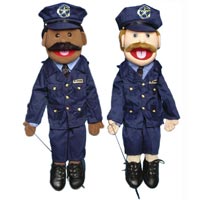 28" Full Body Puppets Policemen Starter Set
