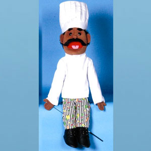28" Chef Basil (African) Full Body Puppet