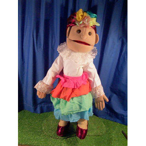 28" Folk Dancer Full Body Ventriloquist Puppet