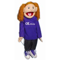 28" Rachel (Anglo) Full Body Ventriloquist Puppet