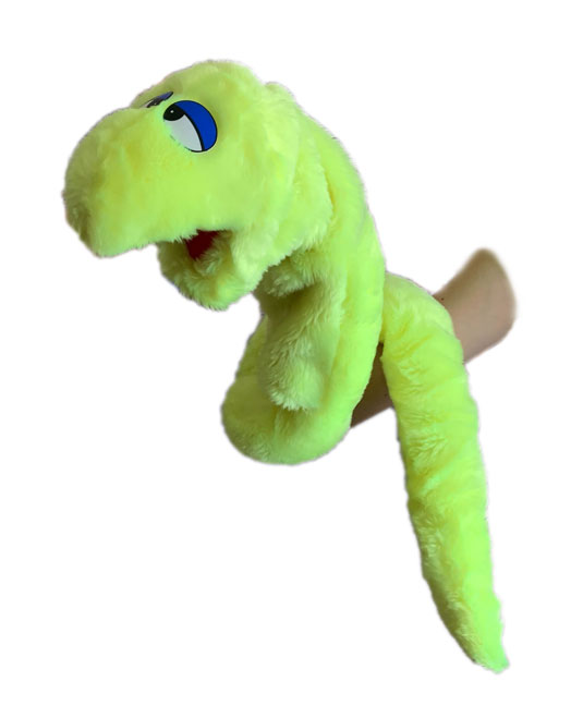 42 " Snake Puppet Neon Yellow