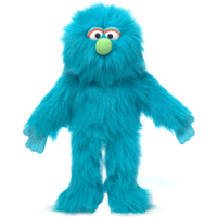 14" Blue Monster Puppet